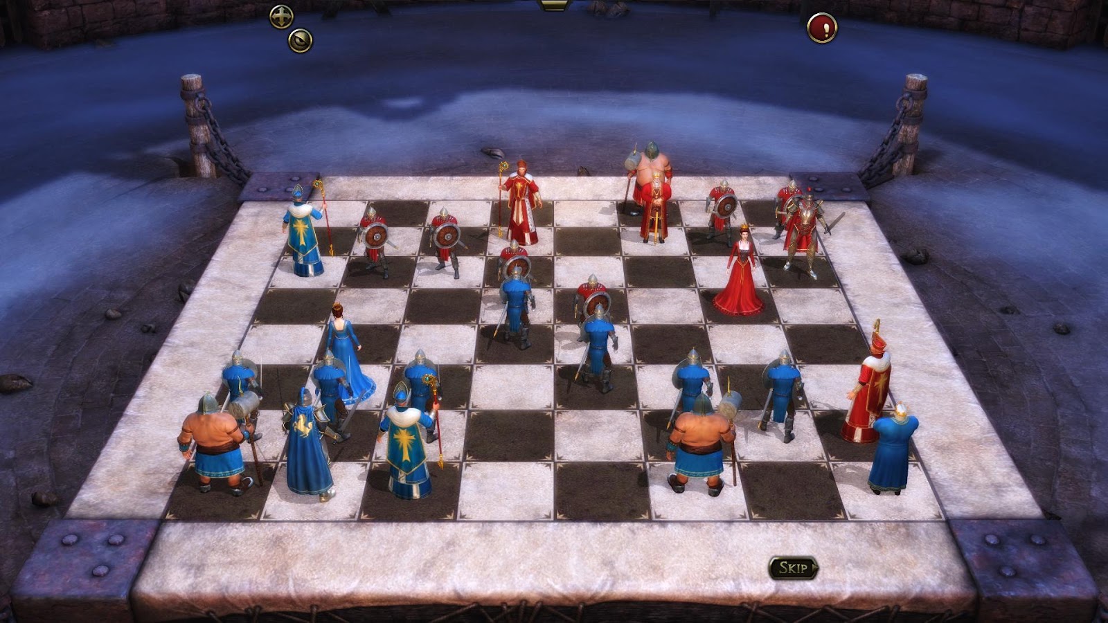 Battle chess game of kings